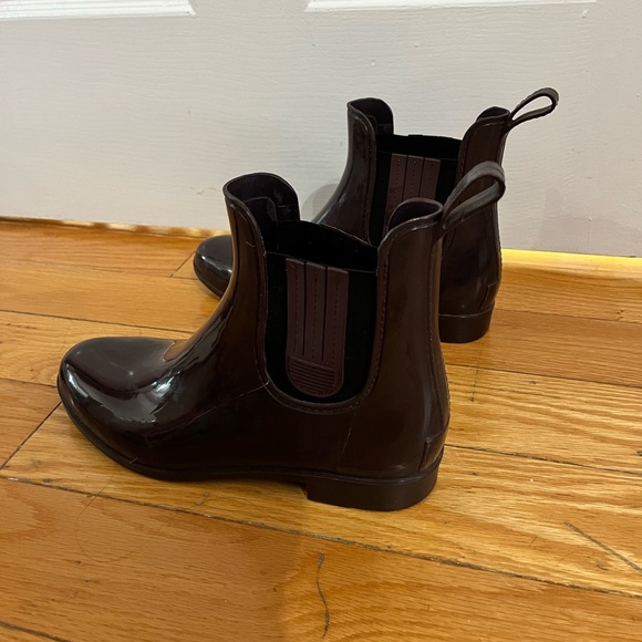 LONDON FOG - Chelsea Rain boot - Size 9 - Wine Colour - Picture 1 of 4